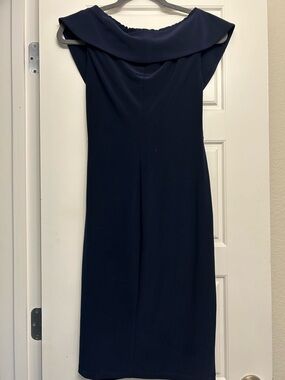 Elegant Ralph Lauren Navy Blue Dress